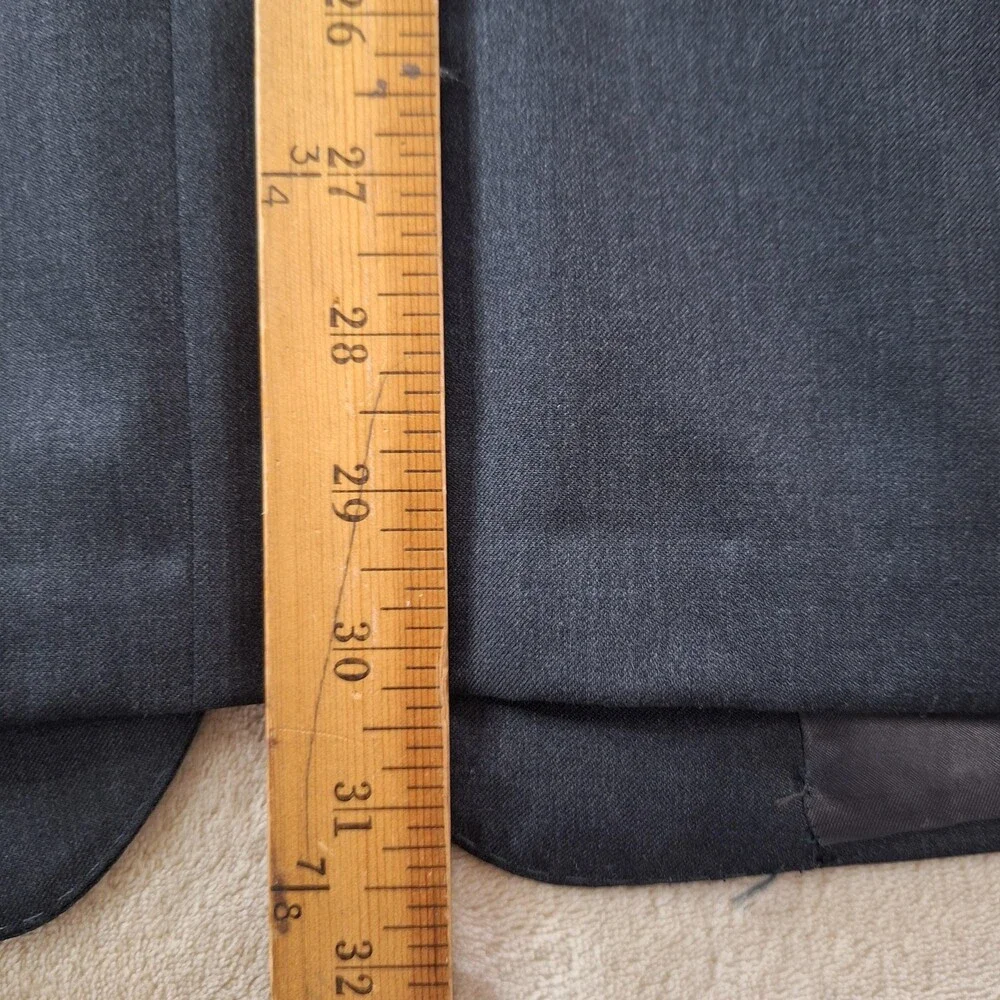 Samuelsohn Blazer Mens 42 Gray Wool Loro Piana Super 120s Performance Jacket